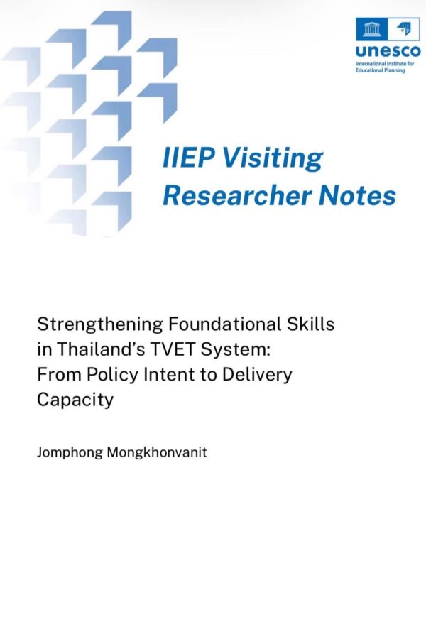 Strengthening Foundational Skills in Thailand’s TVET System: From Policy Intent to Delivery Capacity